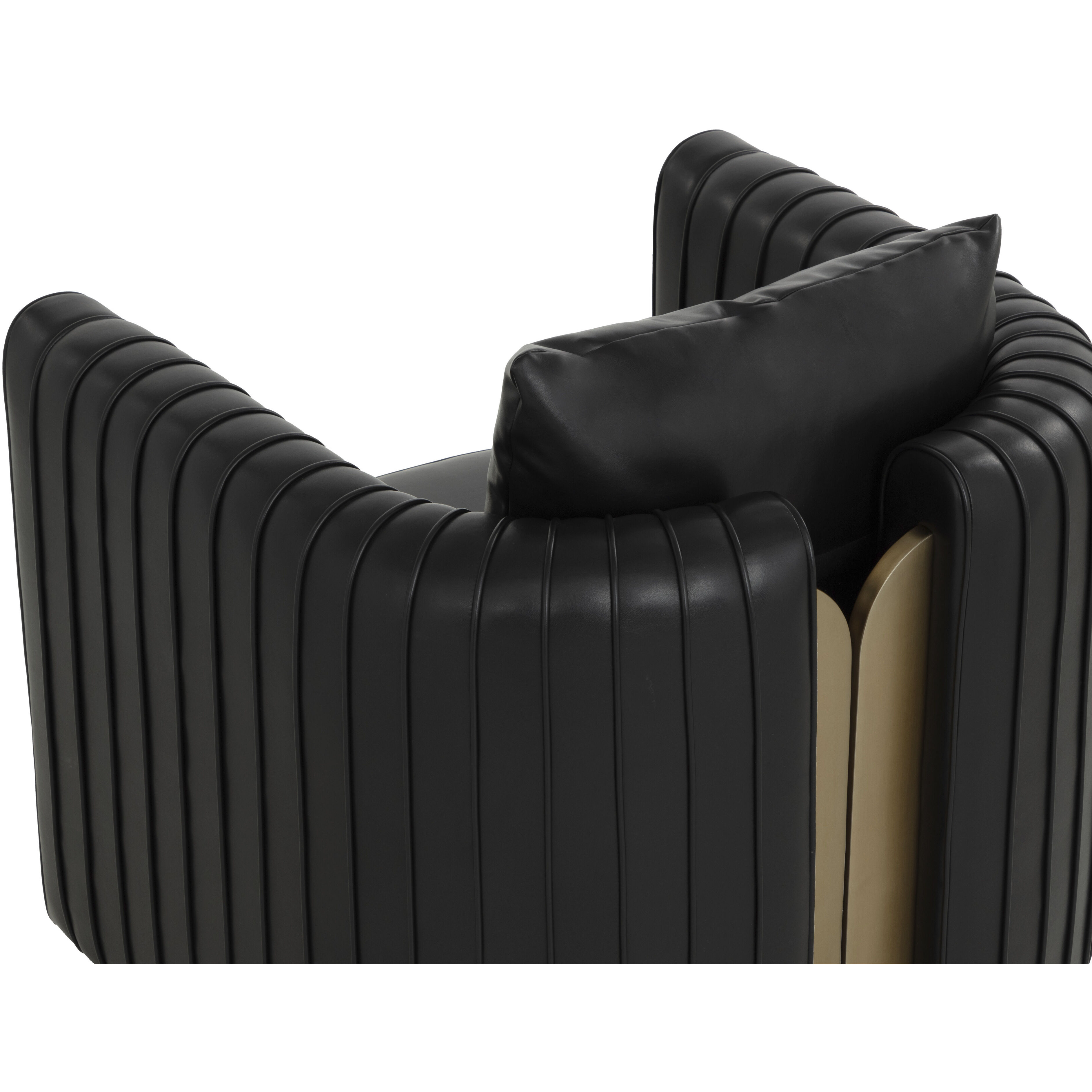 Alix Cantina Black Lounge Chair